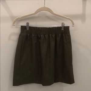 Olive Green Sidewalk Skirt